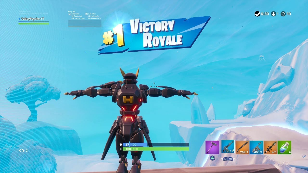 FORTNITE First Win with DARK 