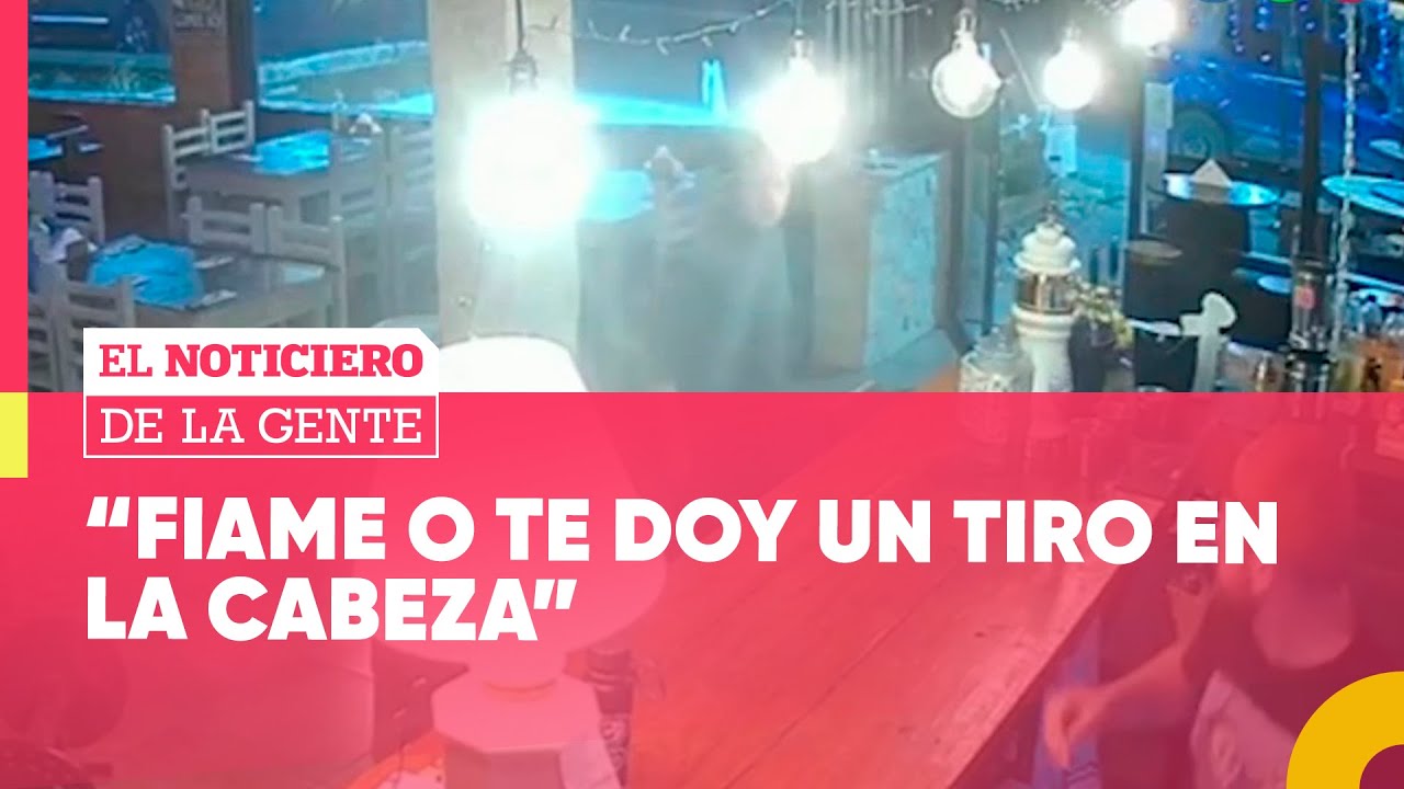 NO le FIARON unas PAPAS FRITAS, AMENAZÓ con ESCOPETA y DESTROZÓ el BAR #ElNotiDeLaGente