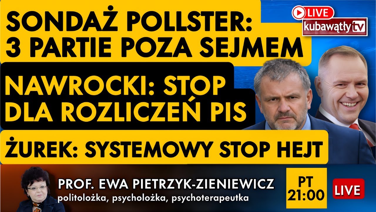 Wątły i Pietrzyk-Zieniewicz: Polityka 2026: konflikt. Sondaż Pollster + Nawrocki i rozliczenia PiS