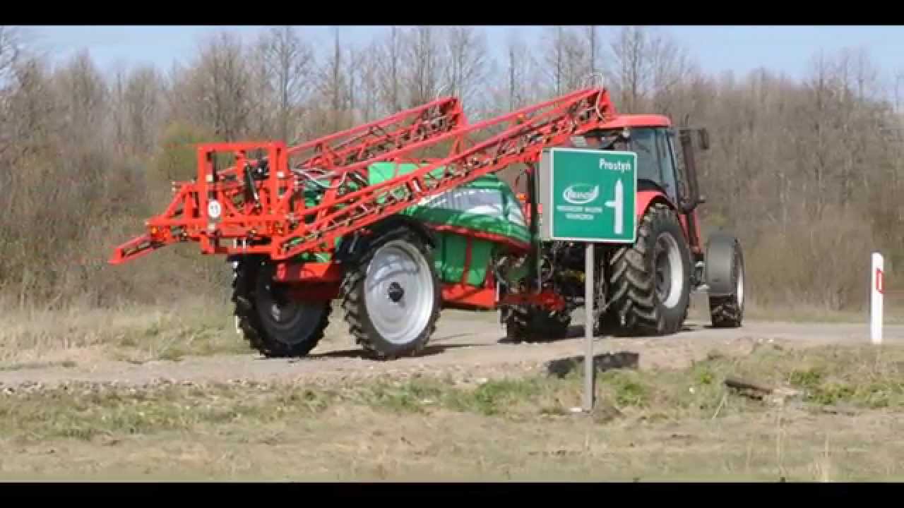 BRANDI - Opryskiwacz przyczepiany z belką rozkładaną hydraulicznie