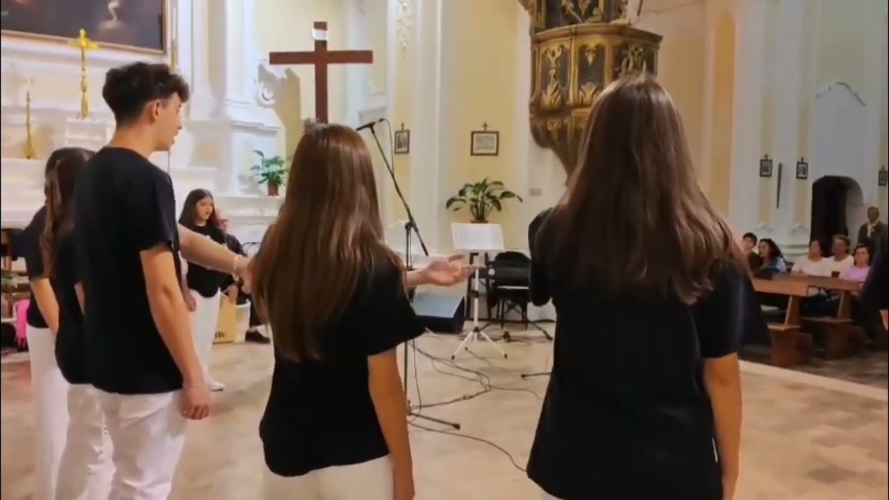 Esclusiva del coro Anima Voice e dei Junior  nella magica Chiesa cupolata di San Domenico Ferrandina