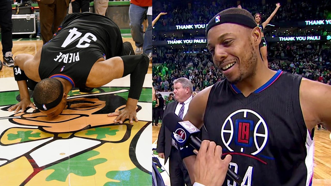 Paul Pierce Plays His Final Game in Boston! Clippers vs Celtics