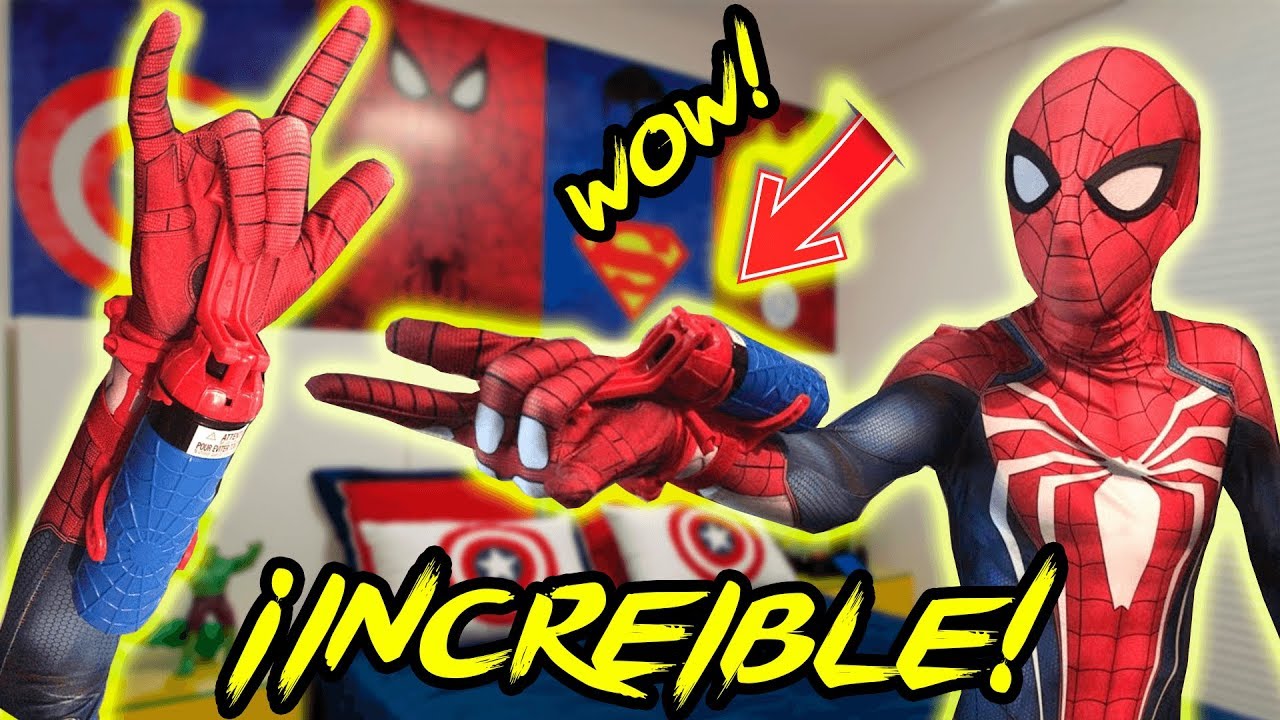 ABRIENDO LANZA TELARAÑAS FUNCIONAL!/ UNBOXING WEBSHOOTERS SPIDERMAN! - IVANSPIDEY