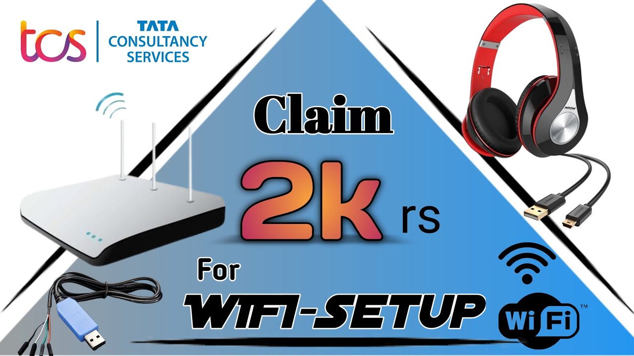 How to Claim Wifi Set Up Reimbursement in Tcs | Wifi Bill Claim in Tcs | Installation charges in tcs
