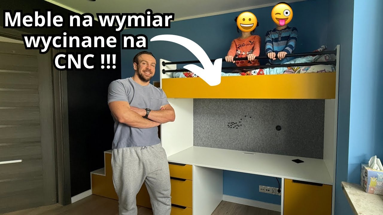 Wycinam Meble na CNC do pokoju syna !!! #remont4you 