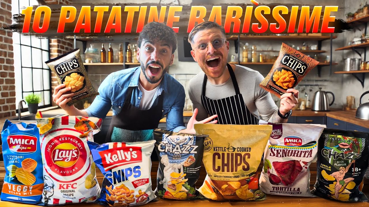 PROVIAMO DIECI PATATINE VERAMENTE RARE ED INTROVABILI - SIAMO SCONCERTATI NON LE ABBIAMO MAI VISTE!