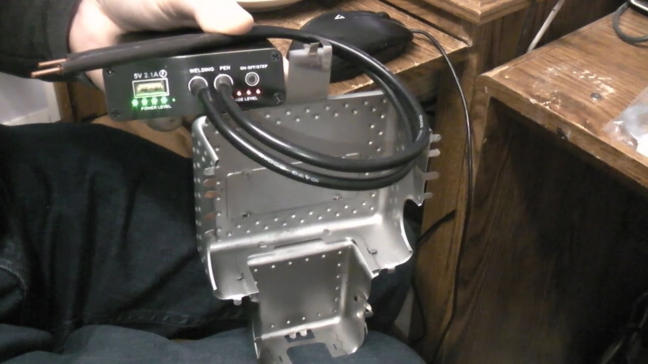 Repair broken metal tabs on your vintage tin toys with a low-cost spot welder! No Glue, no solder.