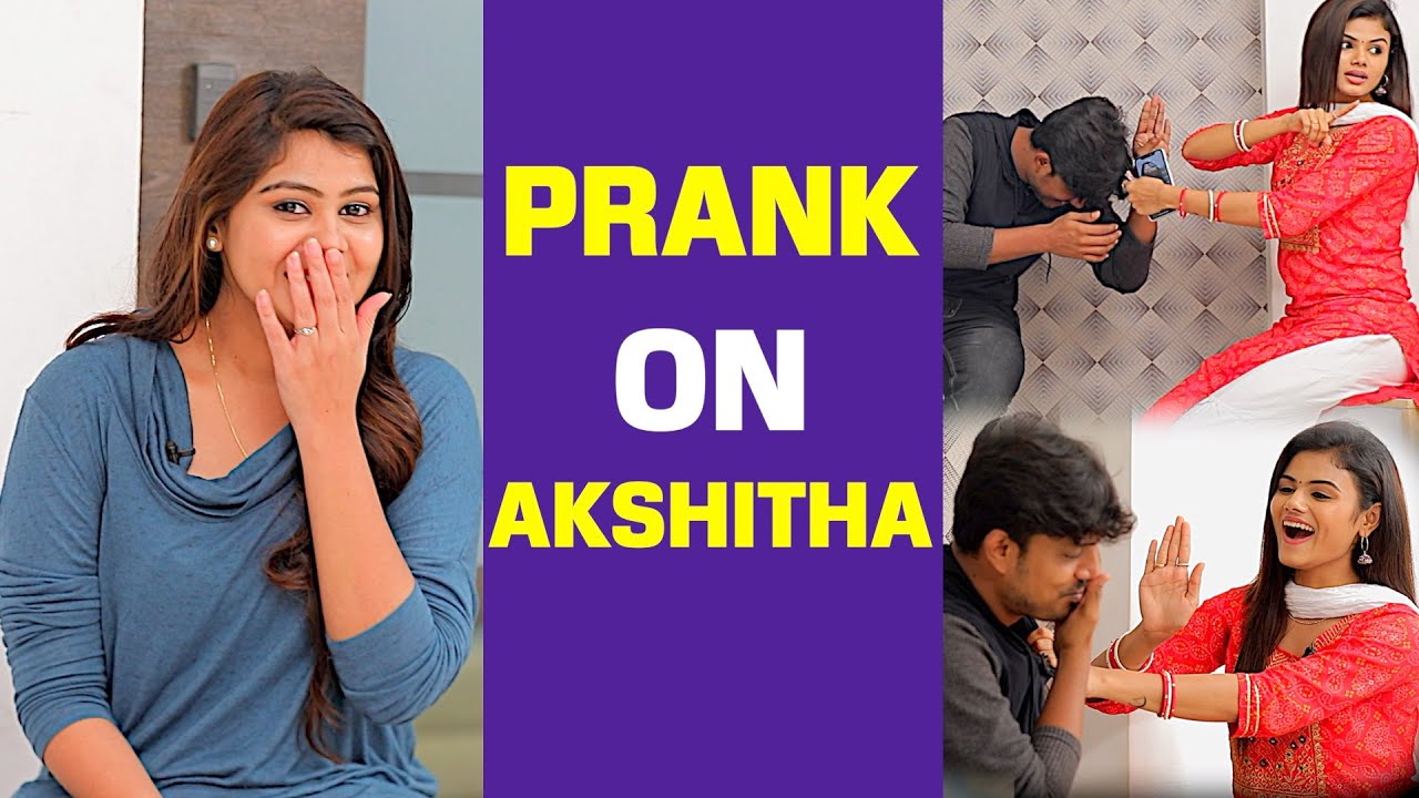 என்ன அடி அடிக்குறாங்க🤣 | VJ-வை வெளுத்த Akshitha | Prank On Actress Akshitha Ashok |Preetha| Vijay Tv