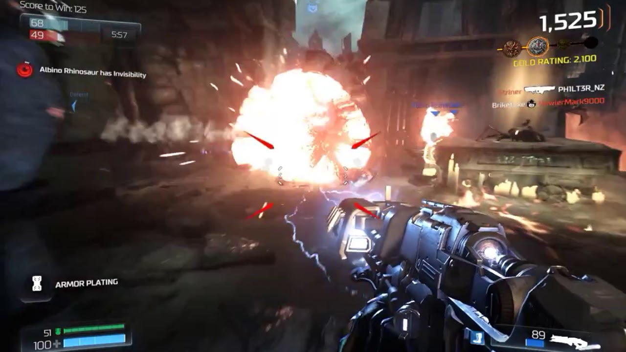 Soul Harvest, Lightning Gun + Plasmagun + Baron of Hell - Multiplayer, DOOM