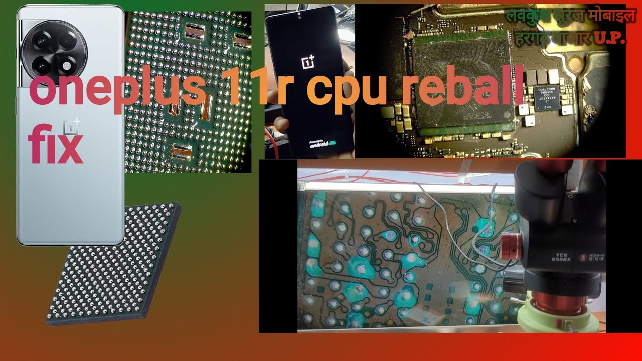 oneplus 11r cpu reballing ! oneplus 11r 5g dead solution #mobilerepair