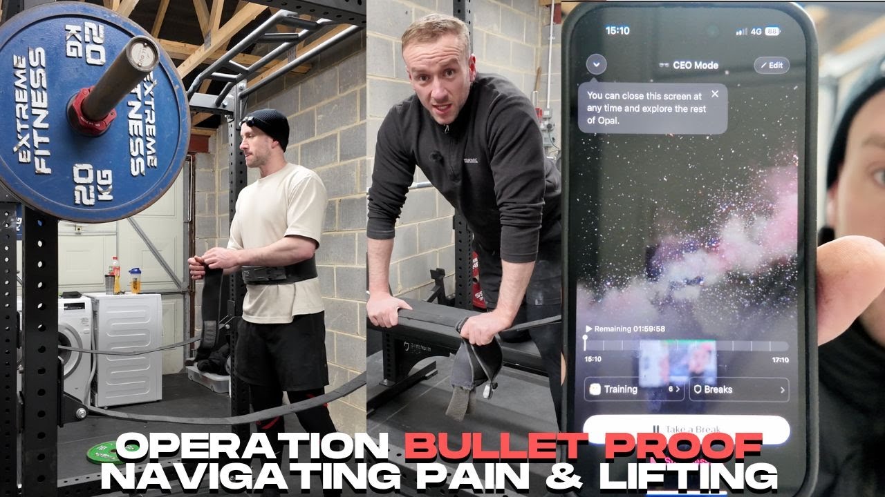 NEW TRAINING BLOCK / Navigating Pain & Lifting /  Tempo Squats & Larsen Bench / OBP Ep 8.