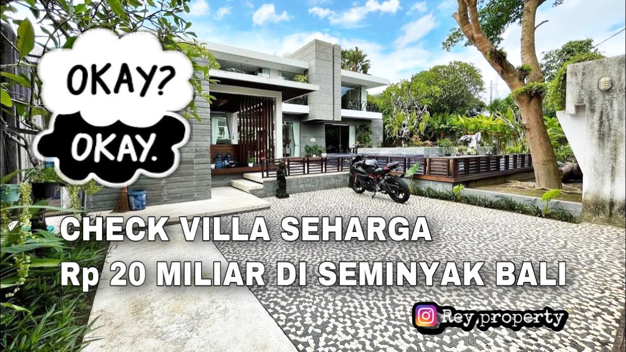 Check villa mewah seharga 20 millyar di seminyak bali jalan kaki kepantai