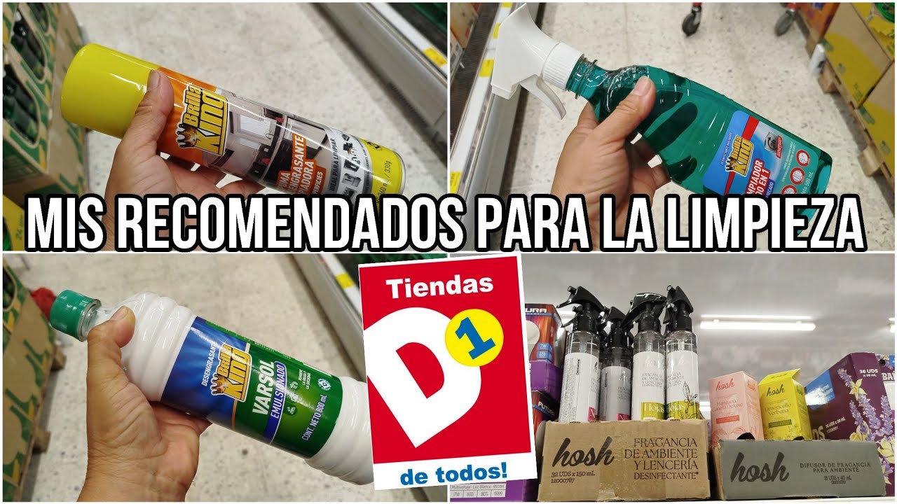 MIS RECOMENDADOS PARA LA LIMPIEZA DE TIENDAS D1 💯