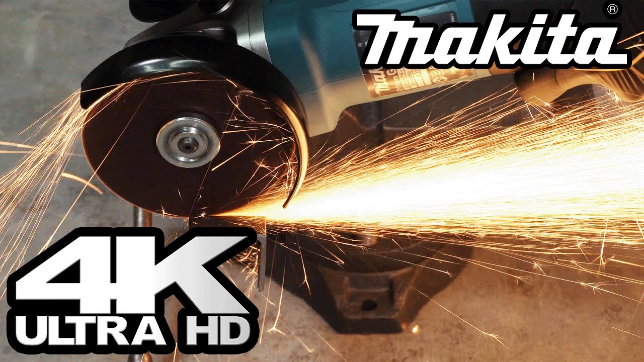 Testing Makita Angle Grinder 5 Speed Variable with Safety Feature and Unboxing