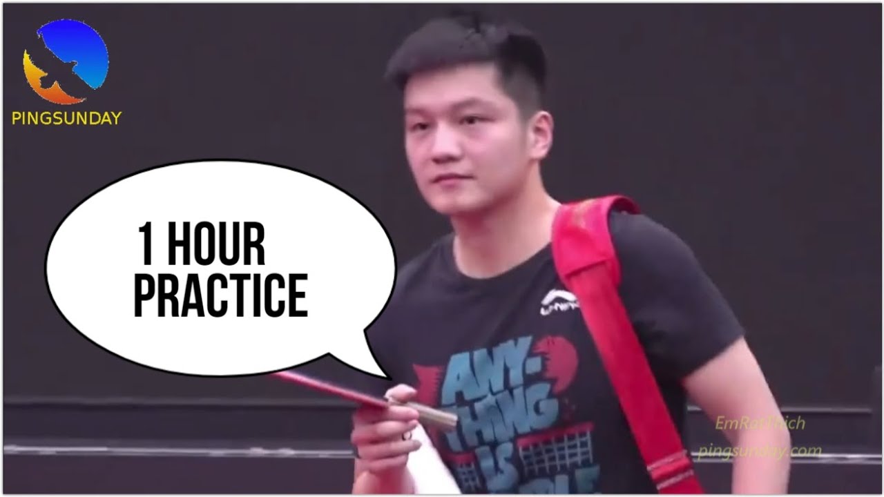 1Hour Training Session of Ma Long Fan Zhendong