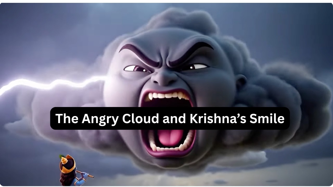 The Angry Cloud and Krishna&rsquo;s Smile #AngryCloud  #angermanagement