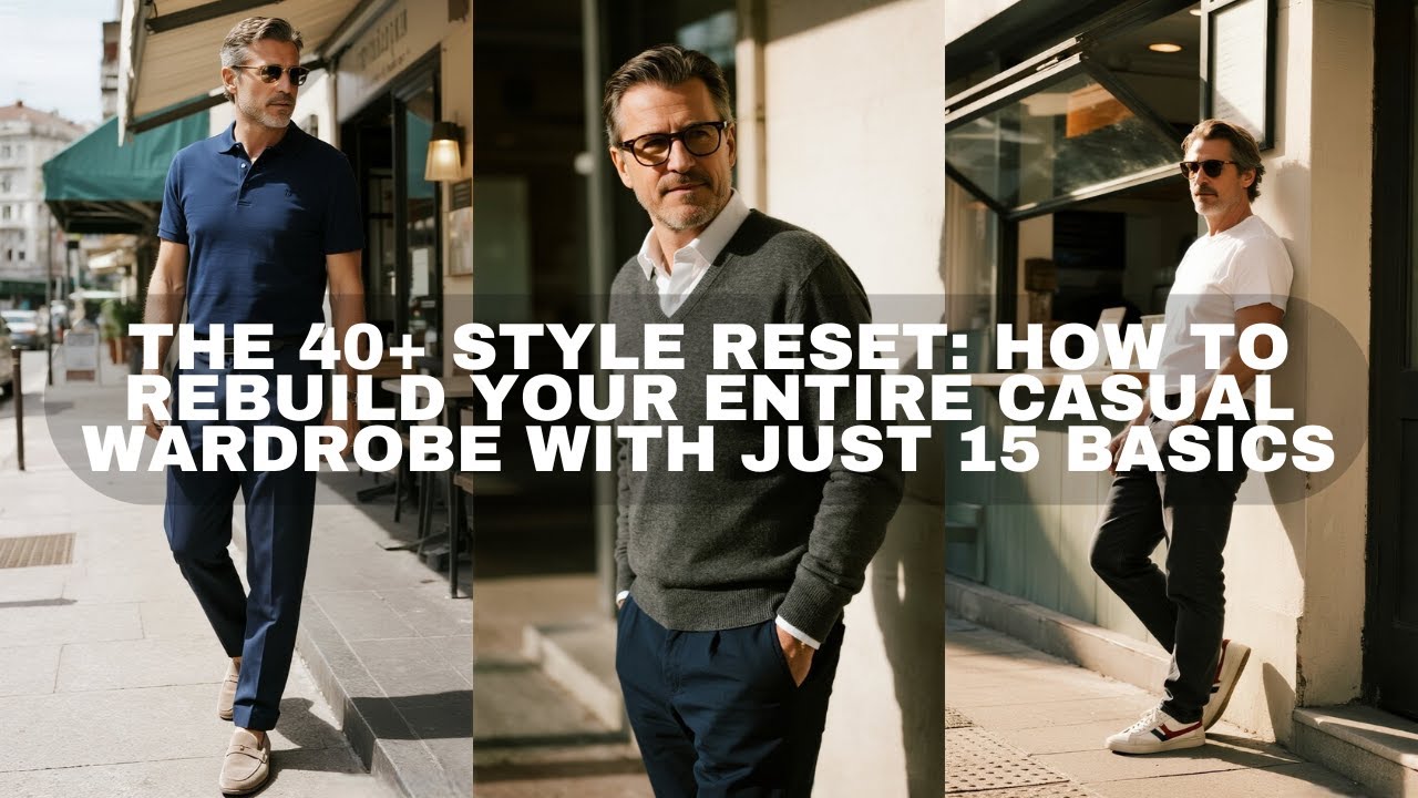 The 40+ Style Reset: How to Rebuild Your ENTIRE Casual Wardrobe With Just 15 Basics
