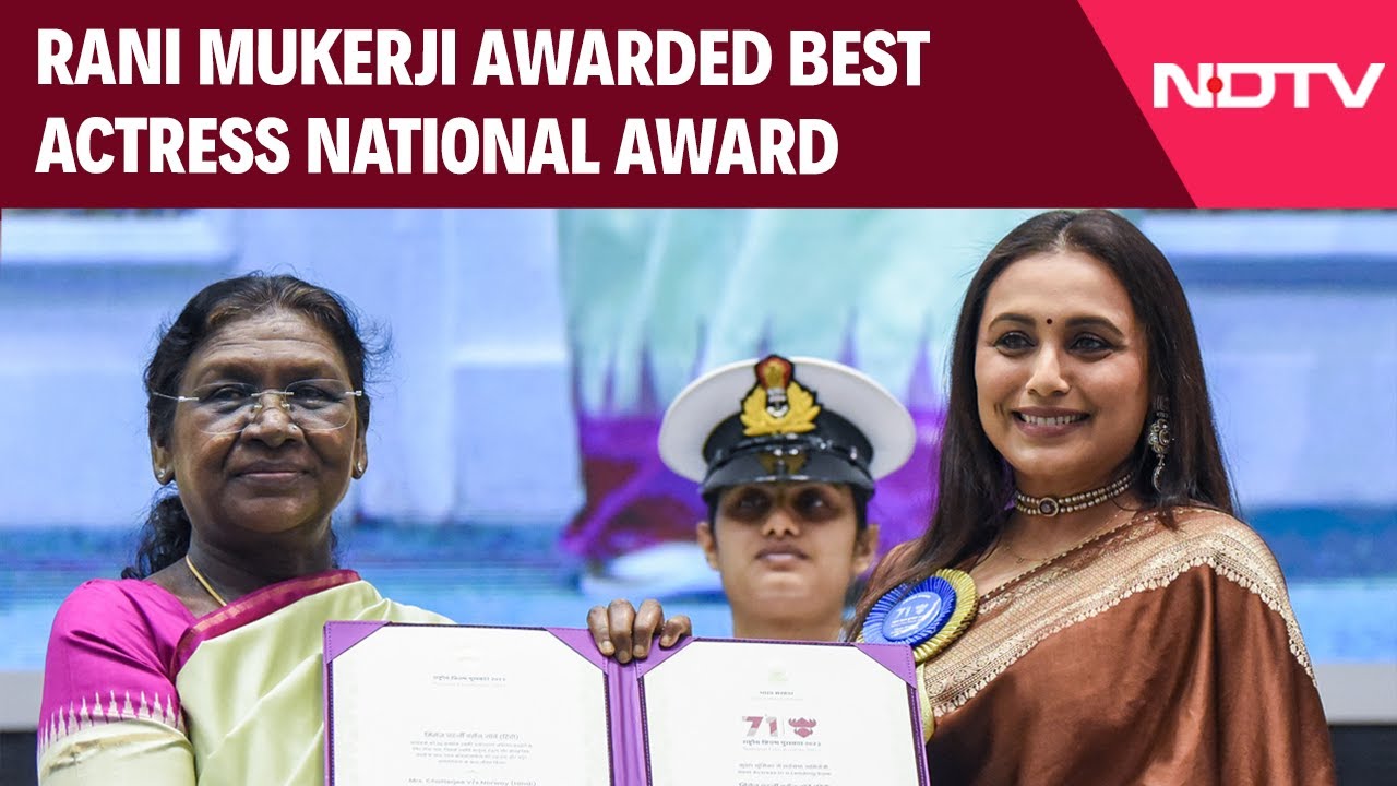 National Film Awards | Actor Rani Mukerji Wins The Best Actress Award For Mrs Chatterjee Vs Norway