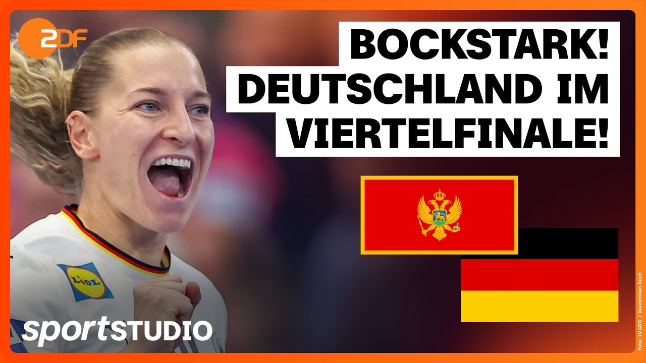 Montenegro – Deutschland Highlights | Handball-WM der Frauen 2025| sportstudio