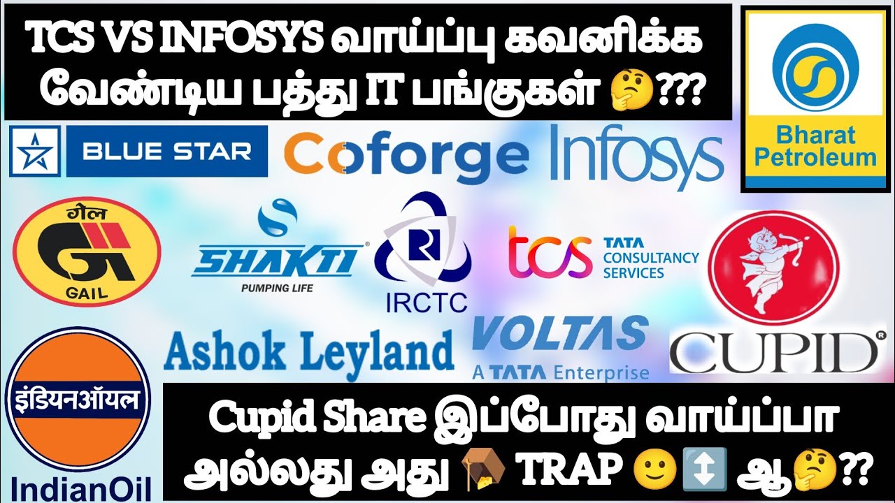 TCS VS INFOSYS கவனிக்க  வேண்டிய பத்து IT பங்குகள்❓Cupid Share இப்போது வாய்ப்பா அல்லது அது 🪤 TRAP ஆ❓