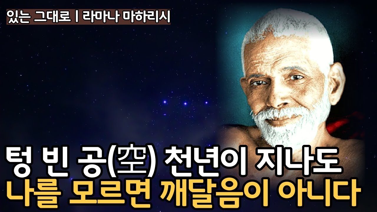 나는 누구인가 라마나 마하리쉬  어떻게 하면 대상이 사라지게 할 것인가?