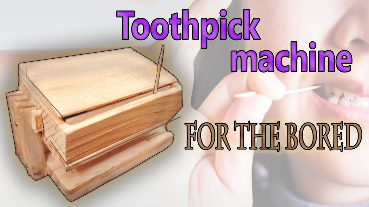 Press It… A Toothpick Magically Appears 😱✨#toothpickdispenser #woodenbox #hiddenmechanism