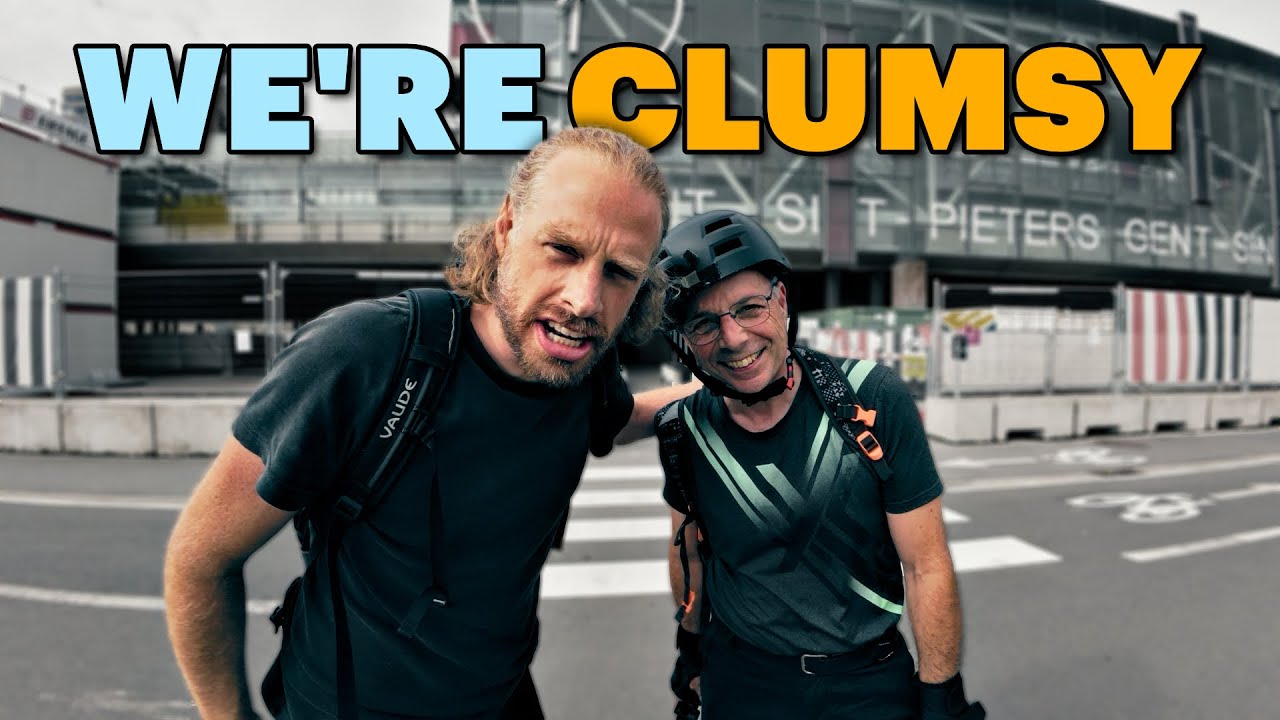 Two Fools Doing Stupid Things on Rollerblades