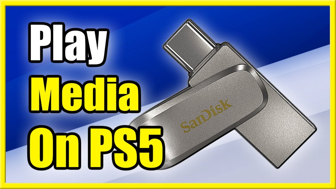 Как воспроизводить музыку, видео и изображения на USB-медиаплеере PS5 (MP4, MP3, MKV, WEBM, AAC, ...