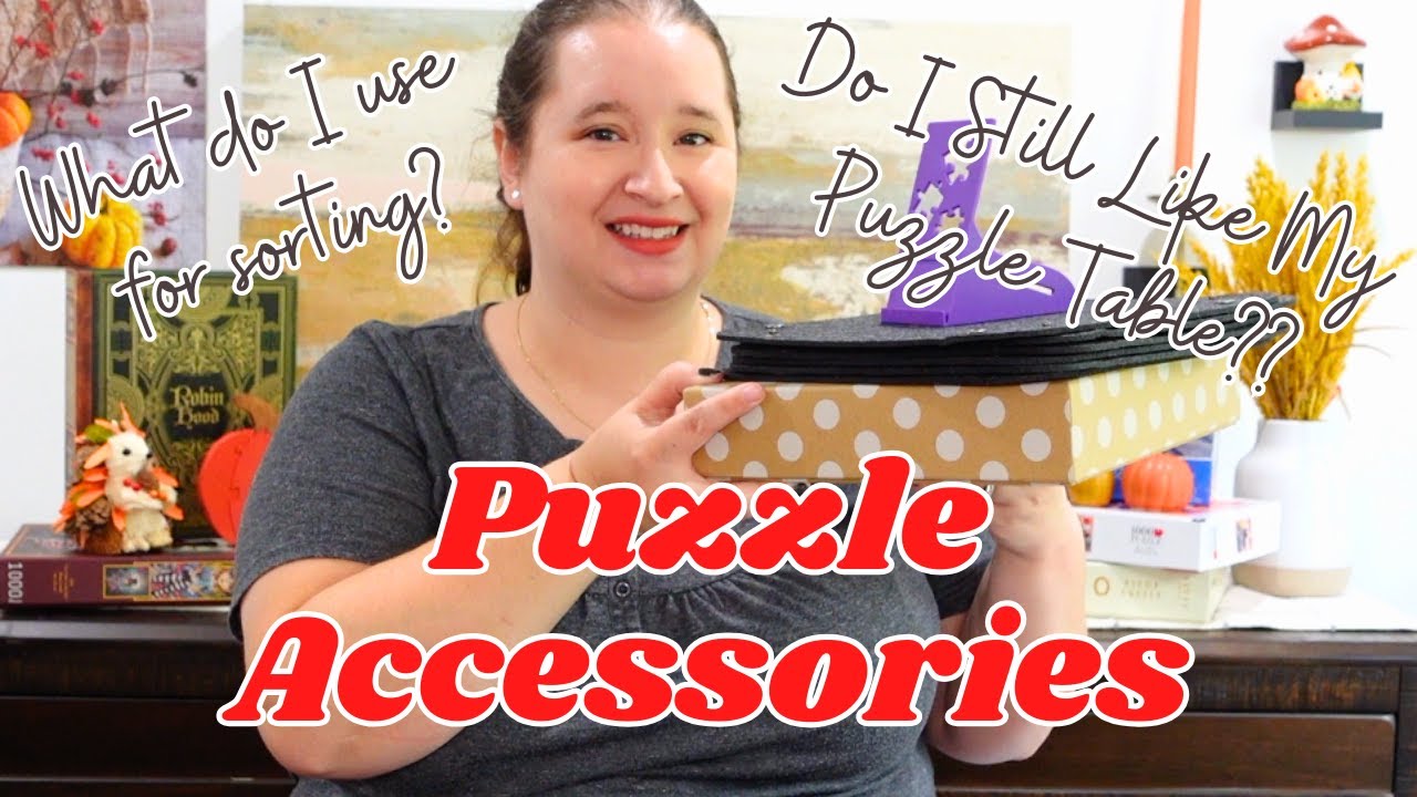 Puzzle Accessories I Use and My Puzzle Table 1 Year Later