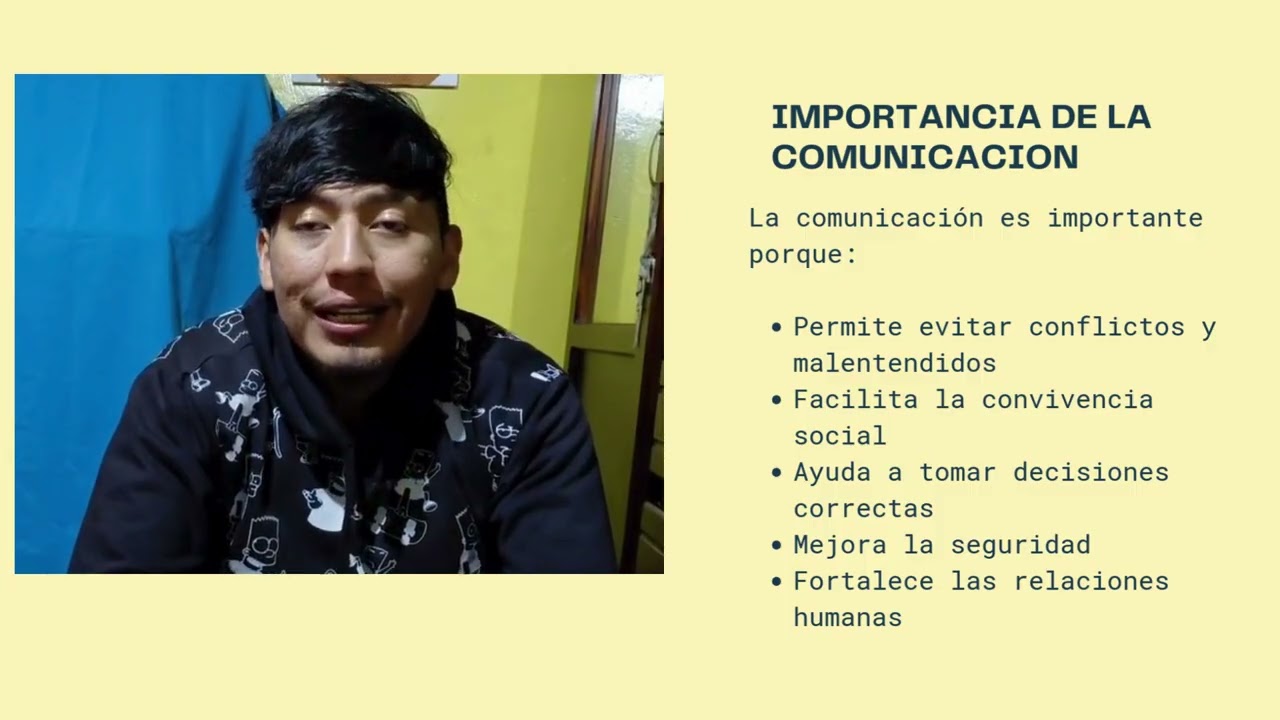 La Comunicación: Concepto e Importancia - Edison Caiza