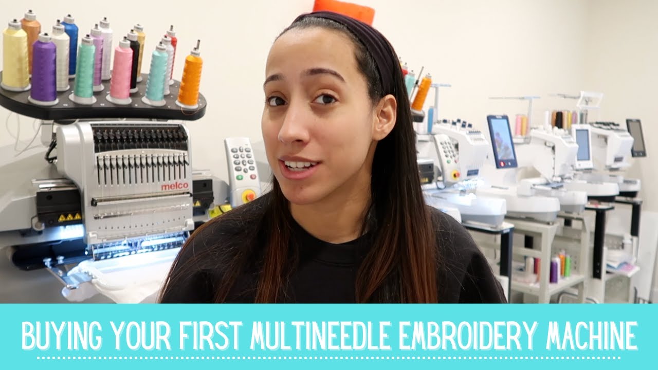 MY EMBROIDERY MACHINES!  What to Consider When Buying a Multineedle Embroidery Machine