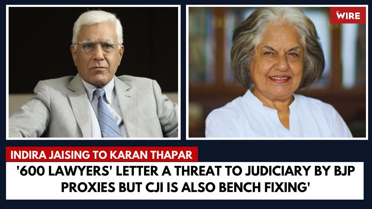 600 Lawyers' Letter a Threat to Judiciary By BJP Proxies But CJI is Also Bench-Fixing—Indira Jaising