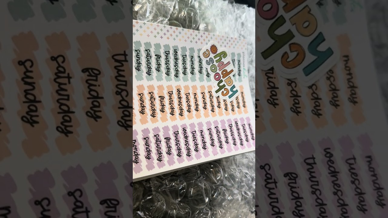 2026 @PlannerKate1 sticker haul. 