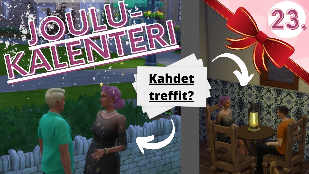 Treffit kahden eri miehen kanssa?😏#23 | JOULUKALENTERI | SIMS 4