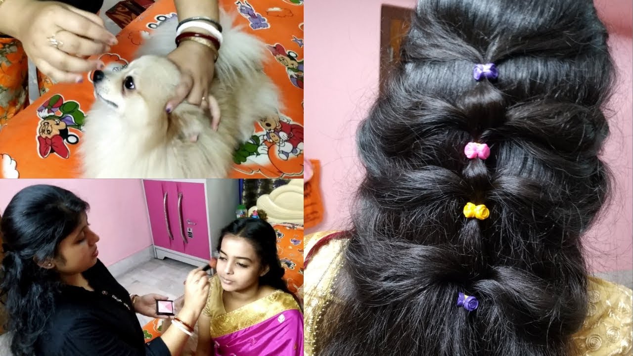 Bengali Vlog # ননদের বিয়েবাড়ির সাজ  | দেখতো কেমন লাগছে  | Indian wedding Guest Makeup look