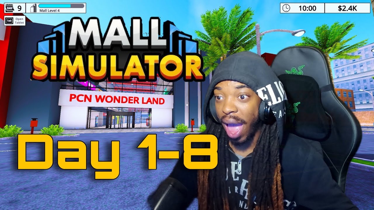 PCN Wonder Land Day 1 - 8 In-Game | Mall Simulator