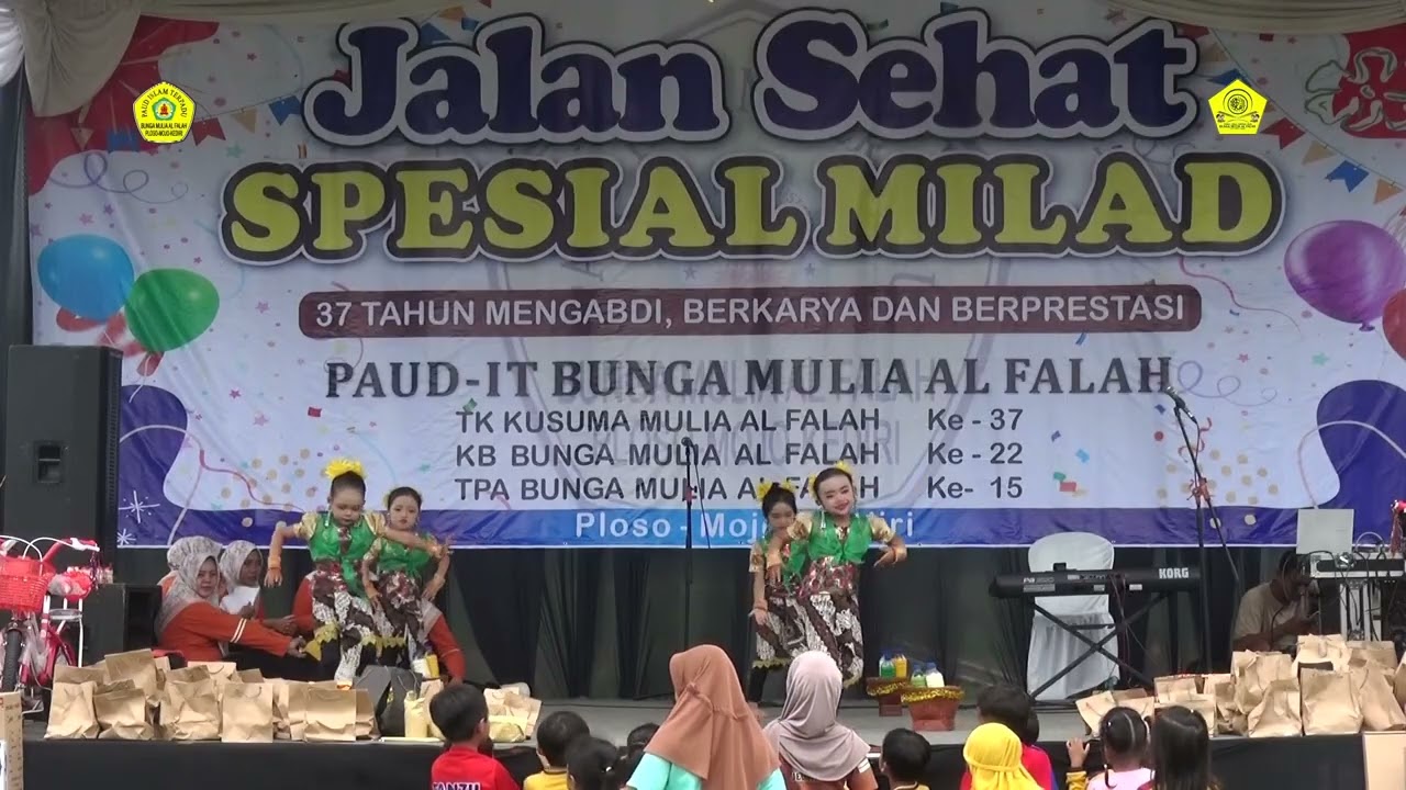Jalan sehat spesial dalam rangka memperingati MILAD PAUD ISLAM TERPADU BUNGA MULIA AL FALAH PLOSO