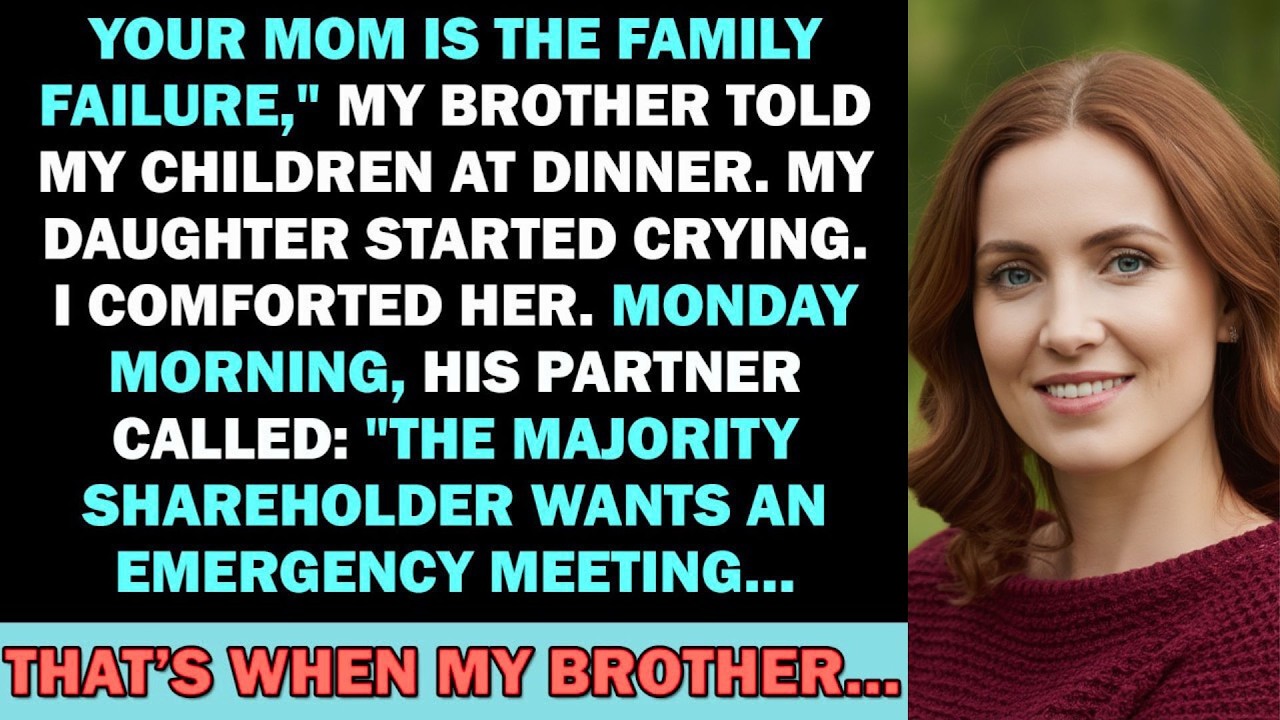 My Brother Told My Kids I Was a Failure—While Working for the Company I Control
