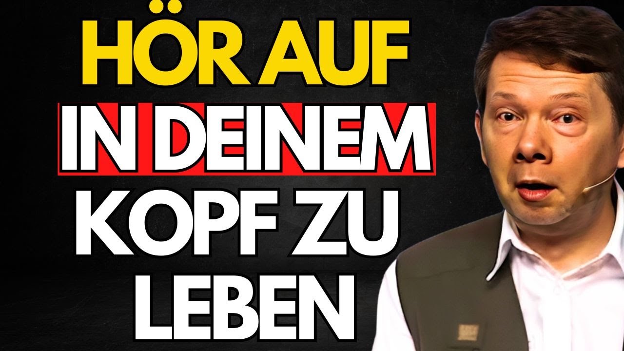 Wenn du endlich aufhörst  nur in deinem Kopf zu leben wird das Leben wieder friedlich -Eckhart Tolle