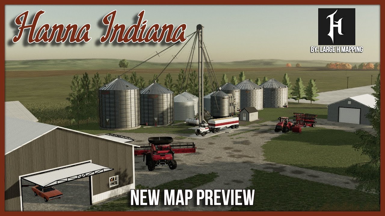 НОВЫЙ ПРЕДВАРИТЕЛЬНЫЙ ПРОСМОТР КАРТЫ | Hanna Indiana 4x | Только для ПК/Mac | Farming Simulator 22