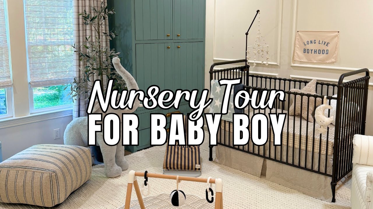 Our Dream Baby Nursery Makeover: BABY BOY NURSERY TOUR!!!