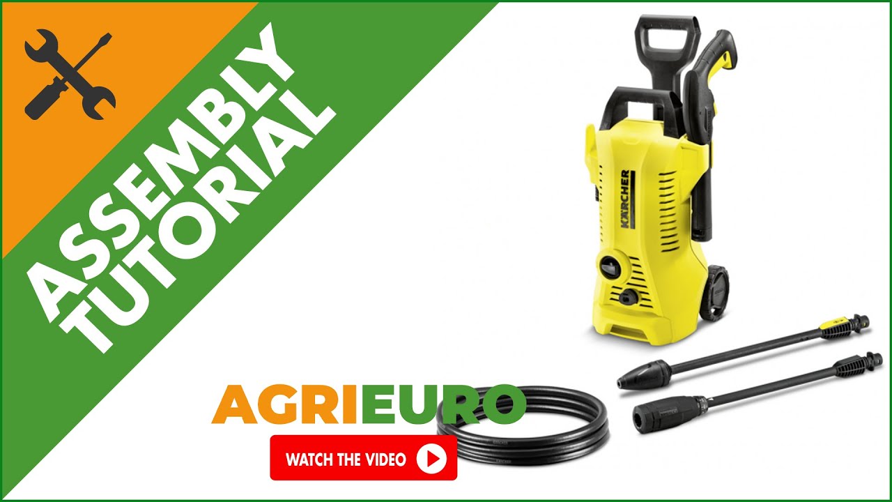 Karcher K2 Power Control Cold Water Pressure Washer - 110 bar - Assembly tutorial