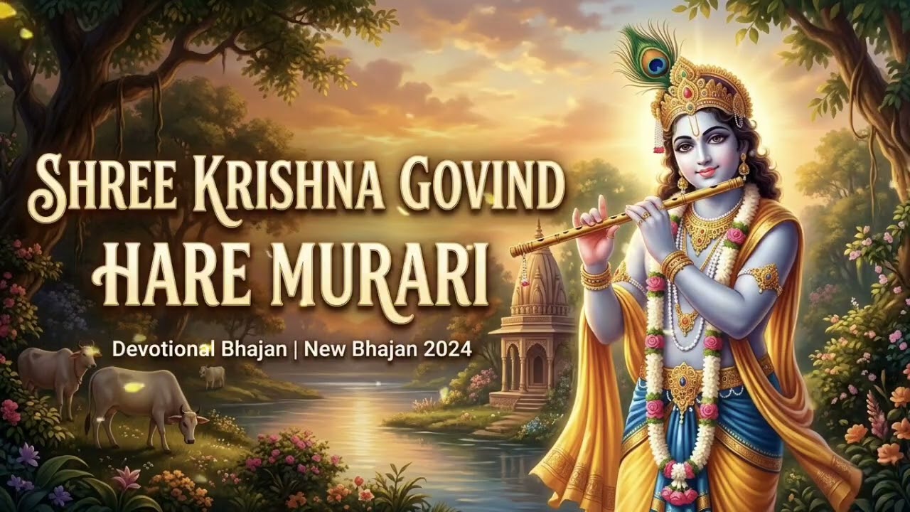 Shri Krishna Govind Hare Murari | श्री कृष्णा गोविन्द हरे मुरारी - भजन | KRISHNA BHAJAN ( FULL SONG)