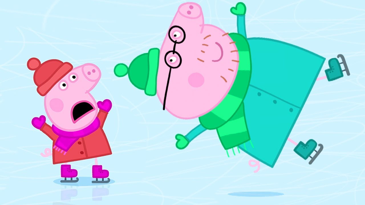 Peppa Goes Ice Skating | Full Episodes| Fun Cartoons For Kids | Little Peppa Moments