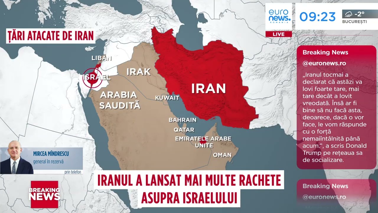 Mircea Mîndrescu, general în rezervă: „Gândiți-vă cum ar arăta un Iran înarmat cu arme nucleare”