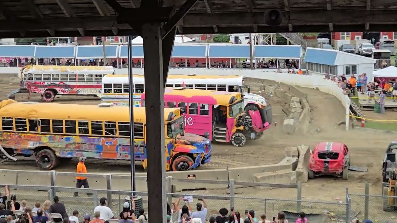School Bus Demolition Derby 2025 - Part 2