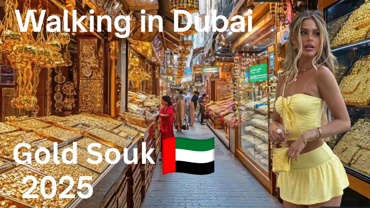 Walking into Dubai&rsquo;s Gold Souk & Old Market | Spices, Textiles, Gold & More 🇦🇪4K