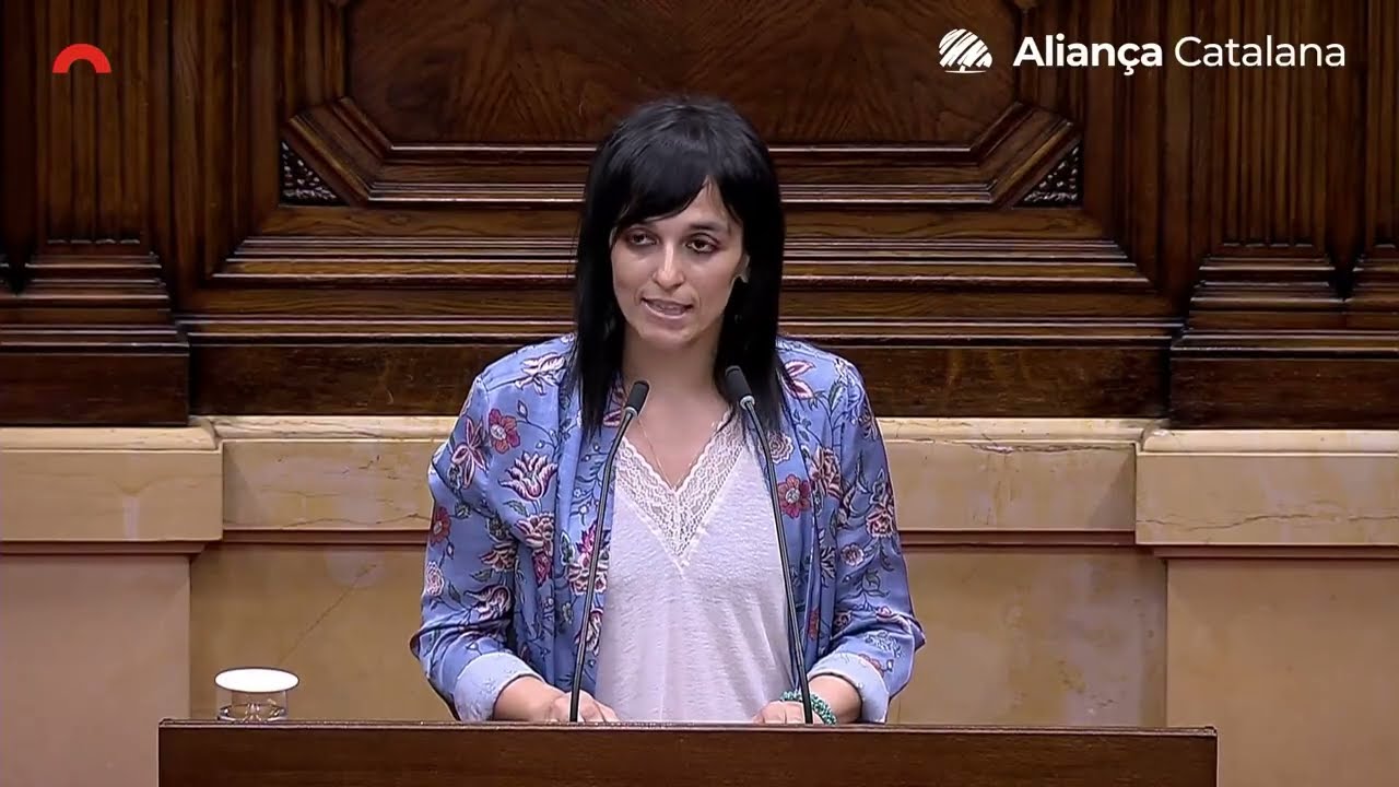 S&iacute;lvia Orriols sobre Aiguafreda a Osona