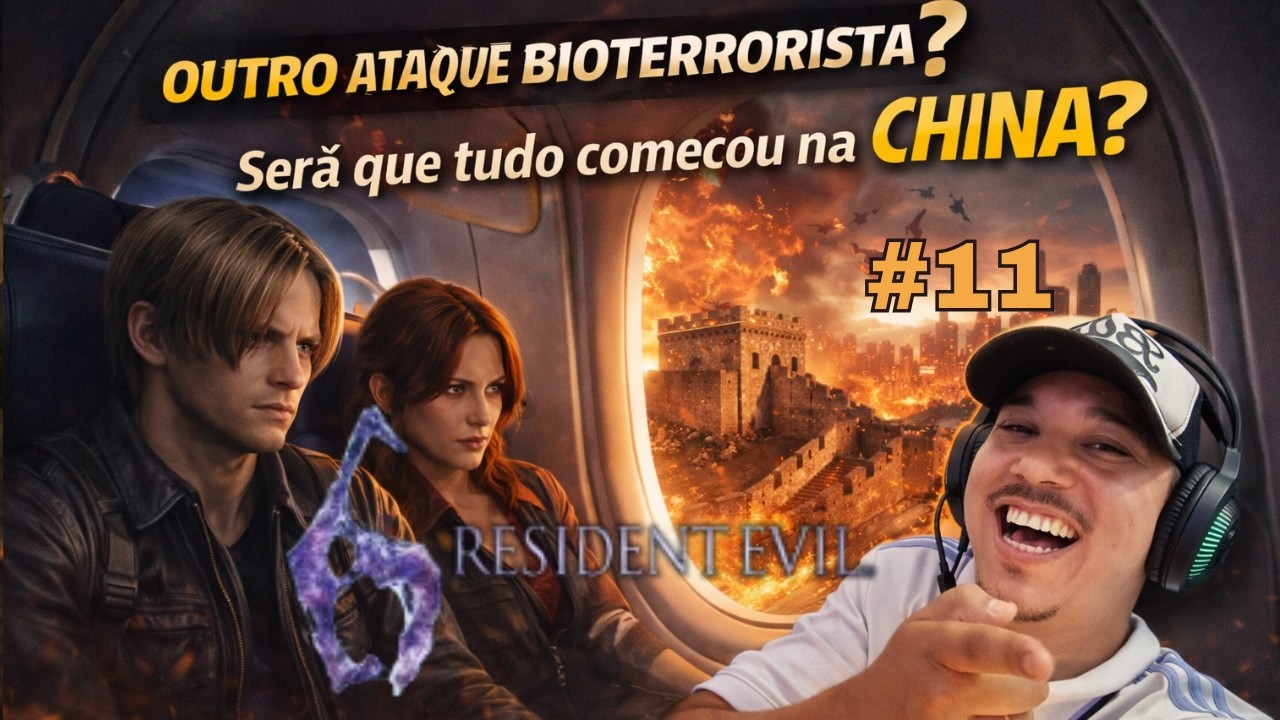🚨 Missão na China em Resident Evil 6! 🧬 Outro Ataque Bioterrorista Começou Lá?