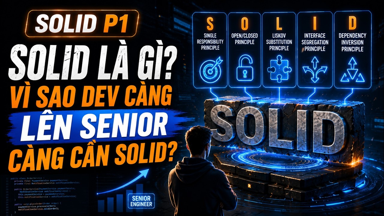 SOLID P1: Code chạy được nhưng vẫn FAIL — vì bạn chưa hiểu SOLID.